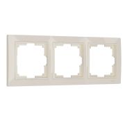 Рамка 3-м Веркель слоновая кость W0032003