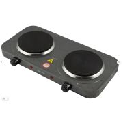 Электроплитка HomeStar HS-1104 чугун 2 конф. диск 1кВт+1кВт