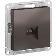 Розетка СУ 1-м Атлас (мех.) RJ-45 мокко (683)