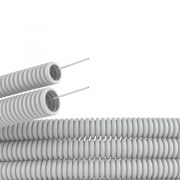 Труба ПВХ гофр. d20 (уп.50м) ДКС серая