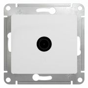 Розетка СУ 1-м Глосса (мех.) ТВ оконечная белый 191