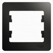Рамка 1-м Глосса антрацит