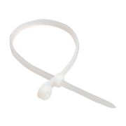 Хомут 3,5*150/100шт ХОК нейлон белый с кольцом ИЭК