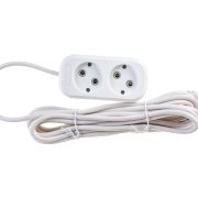 Удлинитель Универсал У6-011M 2гн 5м б/з 6А (ПВС 2х0.75)