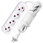 Удлинитель Универсал У6-766M 4гн 3м б/з 6А (ПВС 2х0.75)