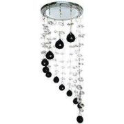 Светильник Ecola GX53 H4 5354 «Хрустальная нить» Черн/Хром