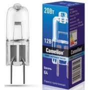 Лампа галоген. JC G4 20W 12V 3000K синий Cool Camelion