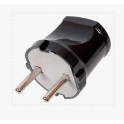 Вилка Универсал А0113 прямая б/з 6А черная