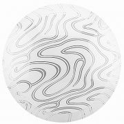 Светильник LEEK 24W(1260lm) 6000K круг Водопад