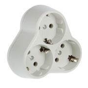 Разветвитель Универсал АК303 3гн с/з 16А треугольник