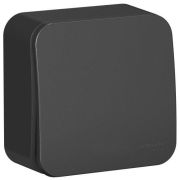 Выключатель ОУ 1-кл Бланка антрацит