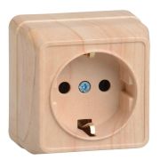 Розетка ОУ 1-м с/з Октава сосна