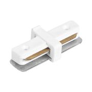 Коннектор Feron LD1000 прям. д/шинопровода белый