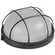 Светильник НПП 60W круг черный решетка 1302 E27 IP54 ИЭК