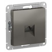 Розетка СУ 1-м Атлас (мех.) RJ-45 сталь (983)