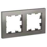 Рамка 2-м Атлас сталь (902)