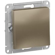 Выключатель СУ 1-кл Атлас (мех.) шампань (511)