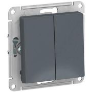 Выключатель СУ 2-кл Атлас (мех.) грифель (751)