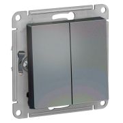 Переключатель СУ 2-кл Атлас (мех.) проходн. грифель (765)