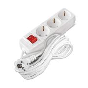 Удлинитель СОЮЗ 3гн 5м с/з 10А (ПВС 3*0,75) с выкл.