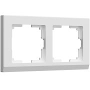 Рамка 2-м Веркель Stark белый W0021801