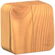 Выключатель ОУ 2-кл Бланка ясень