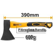 Топор INGCO HAXS206001 600гр. фиберглассовая ручка 390мм