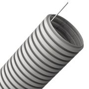 Труба ПВХ гофр. d50 (уп.15м) ИЭК серая