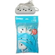 Удлинитель ОБИХОД 3гн 10м б/з 6А (ШВВП)