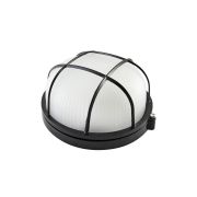 Светильник НПБ 60W круг черный решетка 1302 Е27 IP54 ТДМ