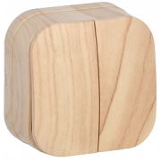 Выключатель ОУ 2-кл GLORY ВС20-2-0-ХС ИЭК сосна