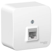 Розетка ОУ 1-м Бланка RJ45 (комп.) белый
