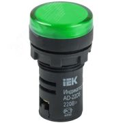 Лампа AD22DS(LED) матрица d=22мм 24В зеленый