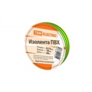 Изолента 19мм/20м ТДМ желт/зел