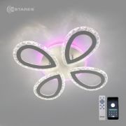 Светильник-люстра Estares AGATA ICE RGB 4R 54+15W(5400Lm) 2K-4K-6K пульт