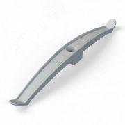 Держатель кабеля двусторонний для прямого монтажа серый Промрукав