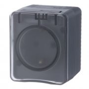 Розетка ОУ 1-м Атлас Profi54 з/ш 16А IP54 250Вт антрацит