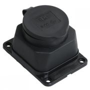 Колодка 1гн РБ13-1-0м IP44 ОМЕГА ИЭК каучук черная