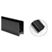 Трековый шинопровод 220V черный, 1000*31*57мм EKS