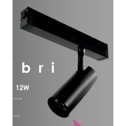 Cветильник трековый COLIBRI RIO черный, 12W, 4000K, 1100ЛМ, D50*100 EKS