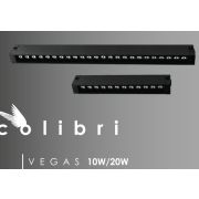 Cветильник трековый COLIBRI VEGAS черный, 10W, 4000K, 900ЛМ, D220*25*41 EKS