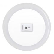 Ночник IN HOME NLE 04-LW-S белый с выключателем
