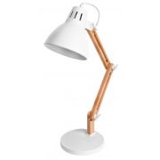 Светильник настольный Camelion KD-355 C01 св-к настольный 40W E27 металл/дерево, выкл. на проводе, б