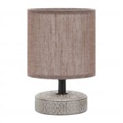 Светильник настольный Rivoli Eleanor 7070-502 1хЕ14 керамика 130х130х200 кофейный 57270
