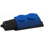 Колодка NE-AD 2гн с/з каучук IP44 (4142) синяя