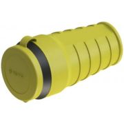 Штепсель NE-AD с/з 16А каучук IP44 (4702) желтый