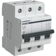 Авт. ВА47-29М 3п 25А С GENERICA