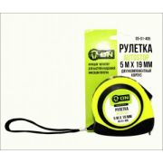 Рулетка 5м 19мм автостоп, двухкомпонентный корпус, 3-ON AUTOSTOP 05-01-405