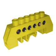 Шина PE земля DIN типа Стойка ШНИ-8х12-6-КС-Ж ИЭК