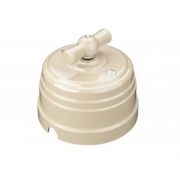 Ретро «Усадьба» Выкл пласт 2 положения СЛОНОВАЯ КОСТЬ